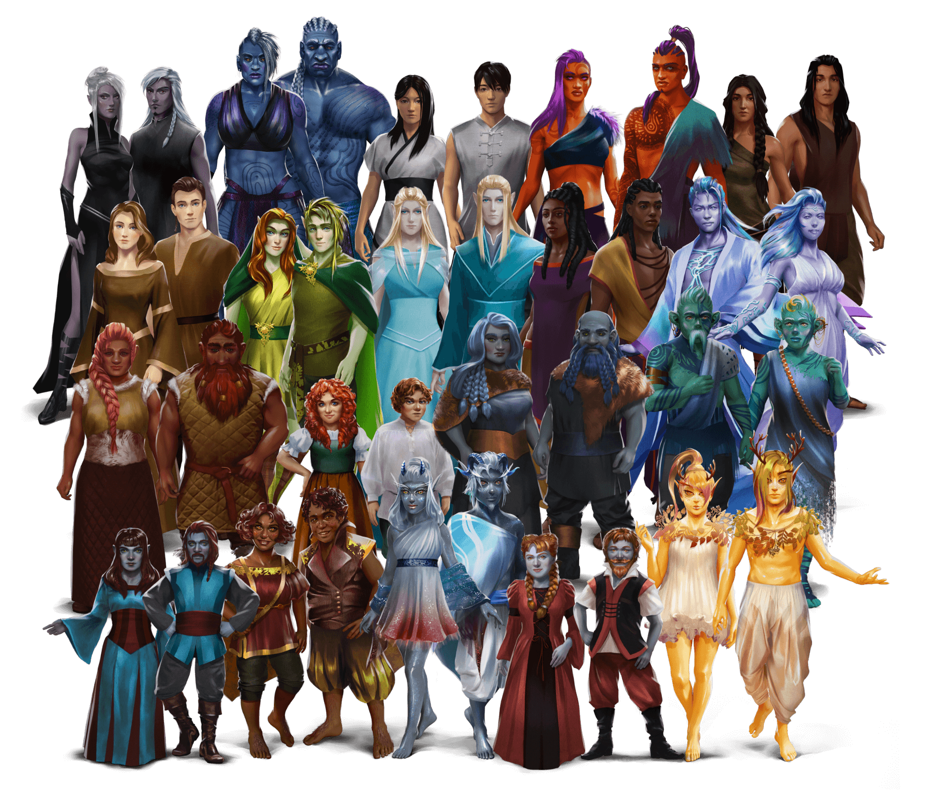 Image of Multiple Characters